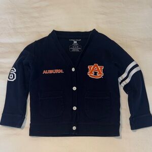 College kids Auburn Navy Cardigan with Logo size 3T